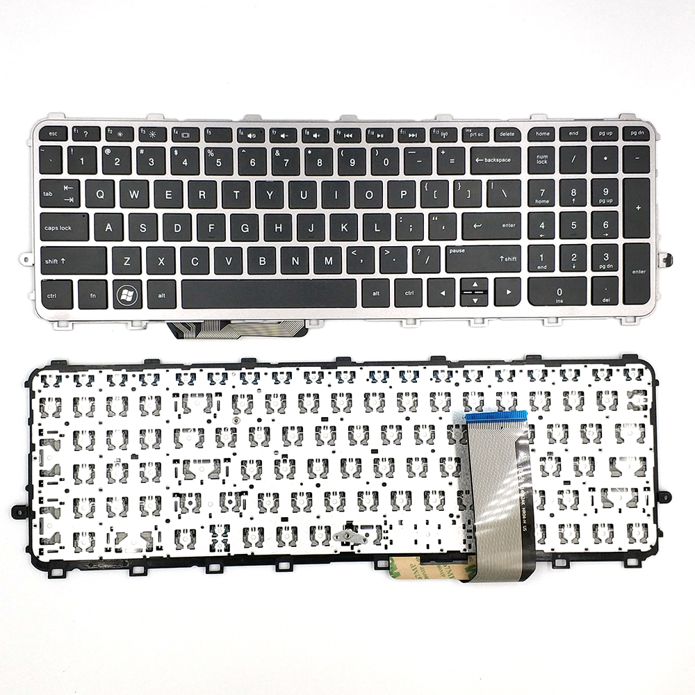 Сменная английская клавиатура, подходящая для HP 15-J с рамкой для клавиатуры ноутбука США