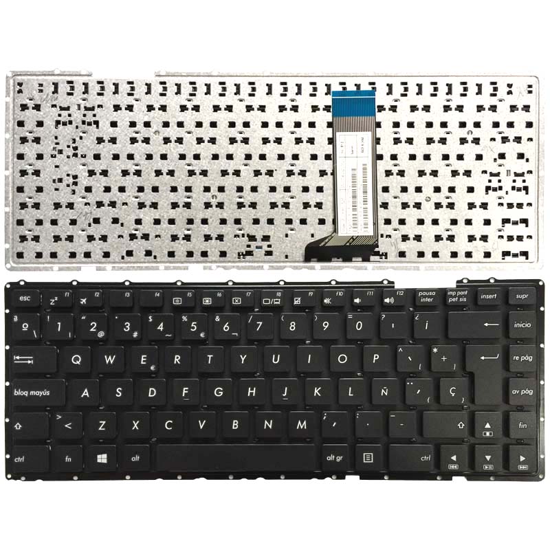 Испанская клавиатура для ноутбука ASUS X451V K455 W419 X403M Y483 X453M X451 X451C X451CA X451M X451MA X451MAV SP раскладка клавиатуры