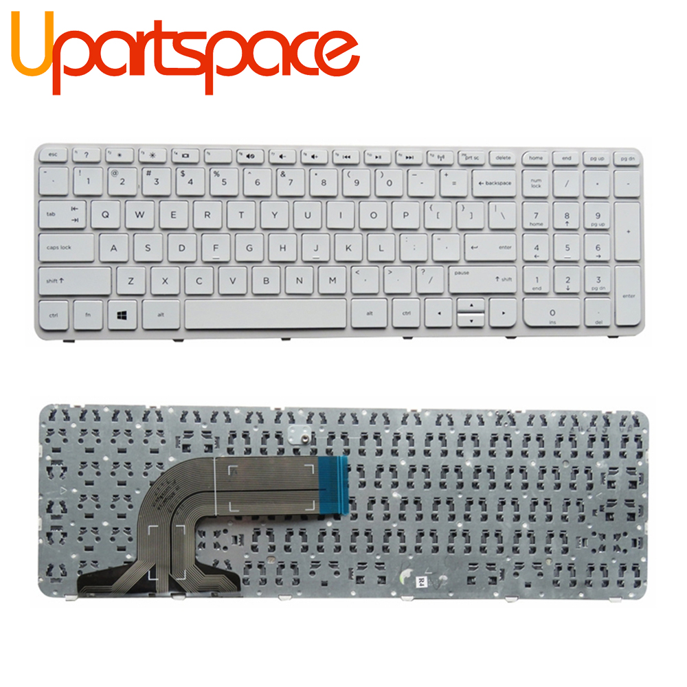 Замена клавиатуры США, подходящая для английской клавиатуры ноутбука HP 15-E, белая