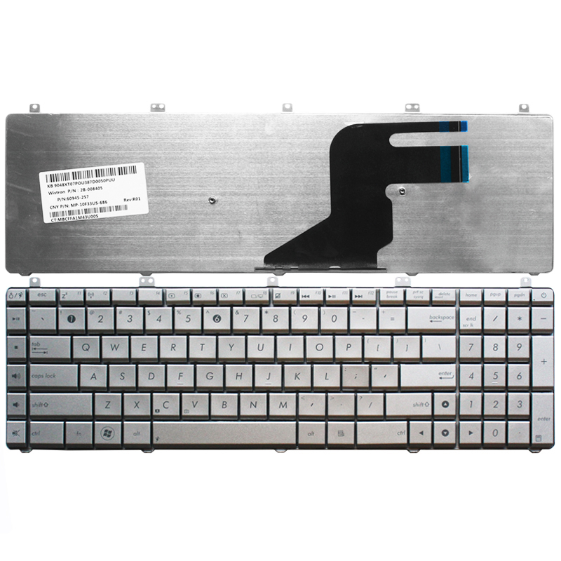 Оптовая США Новая Клавиатура Ноутбука Для Английской Клавиатуры ASUS N55