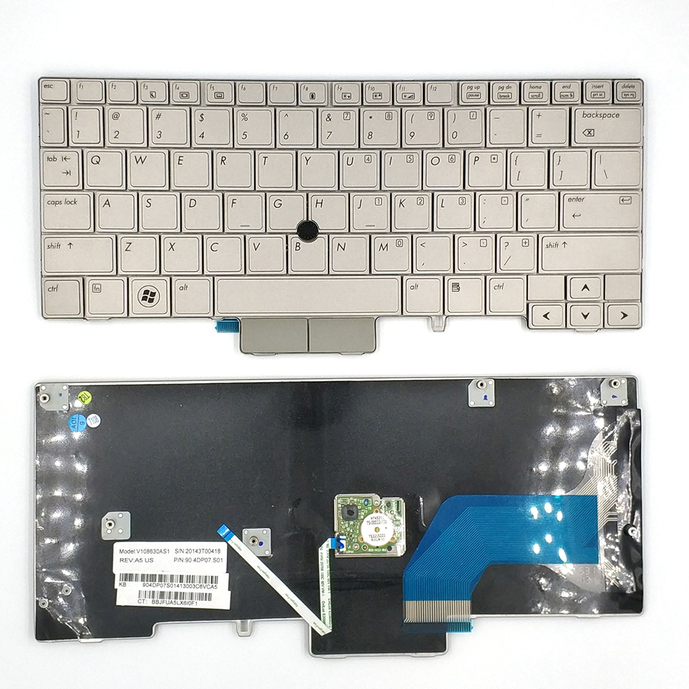 Клавиатура ноутбука для клавиатуры ноутбука HP 2740p, макет США