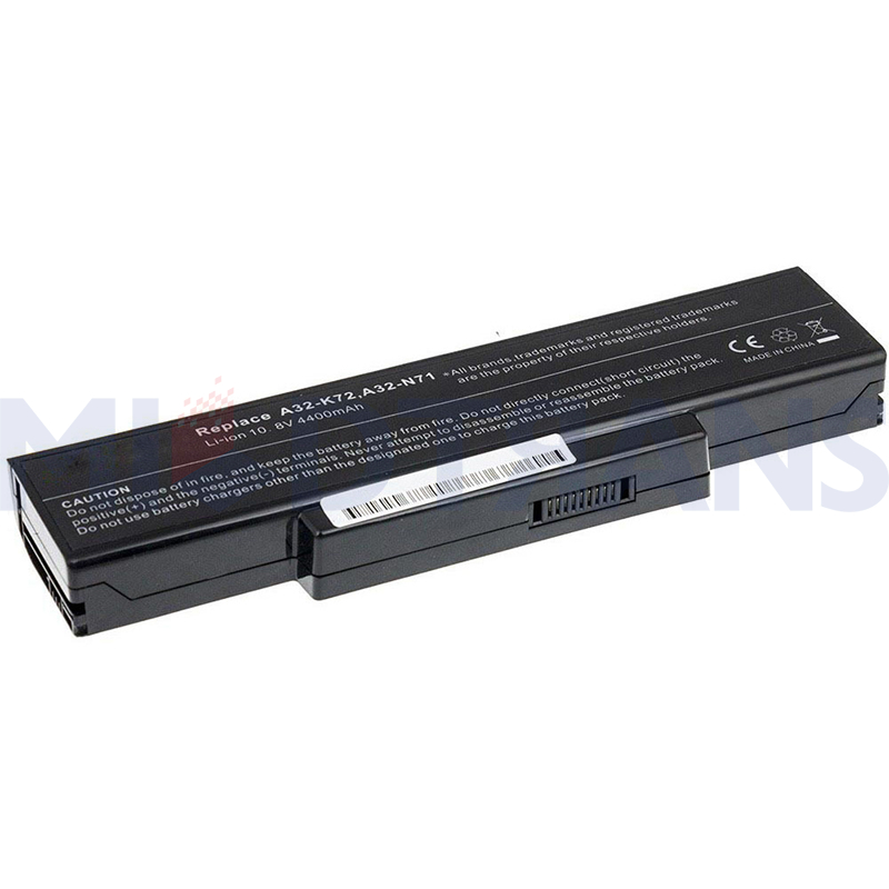 Для ASUS A72D A72J K72 K72J K73 K73T N71 N73 X77 70-NZY1B1000Z A32-N71 A32-K72 Батарея ноутбука