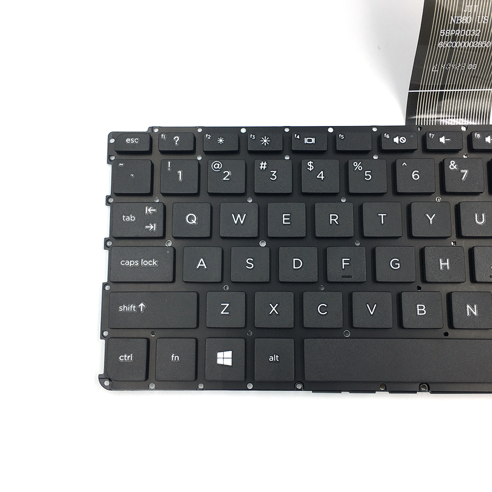 Английская клавиатура для HP 10-E US Layout Клавиатура для ноутбука Black New