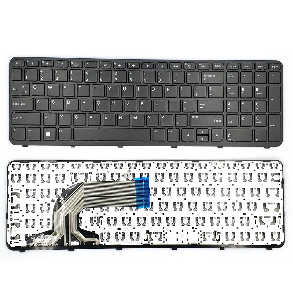 Для HP ProBook 350 G1 с рамкой английский США запасная часть клавиатуры ноутбука