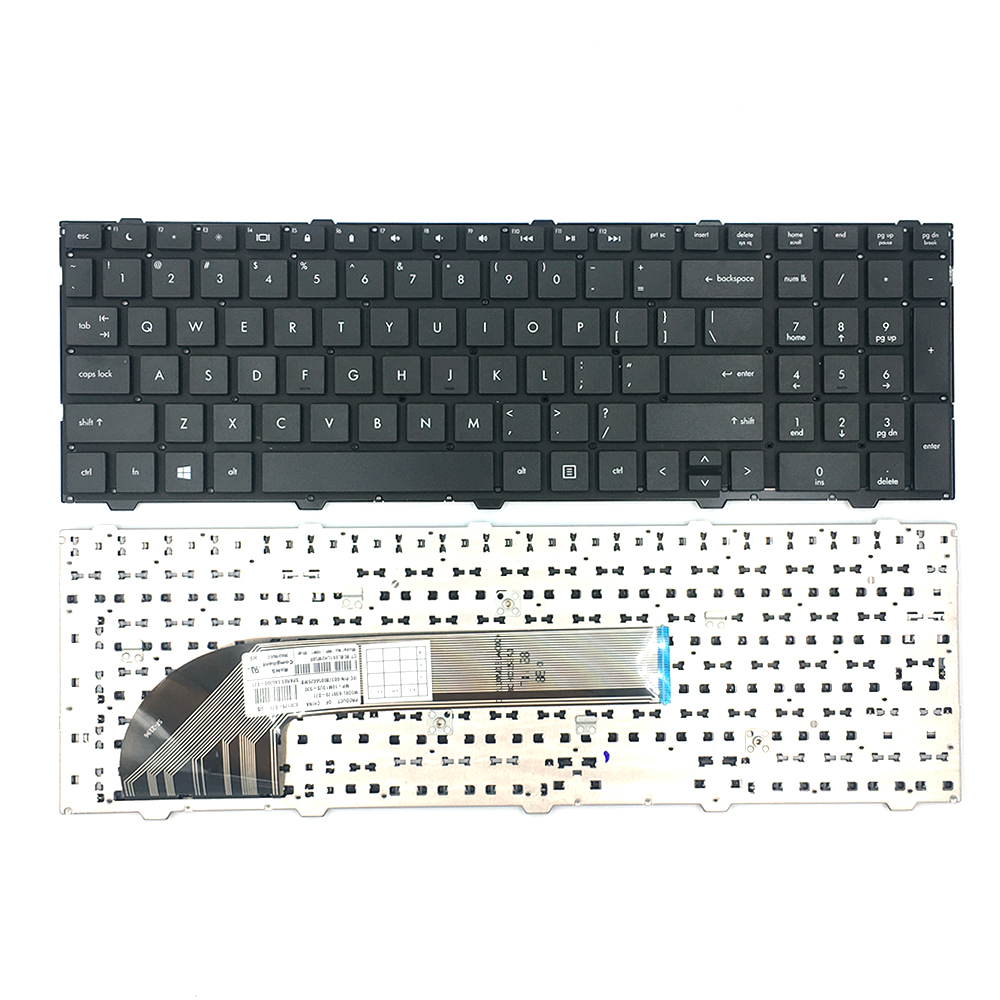 Новая клавиатура США, подходящая для HP Probook 4540, без рамки, английская клавиатура