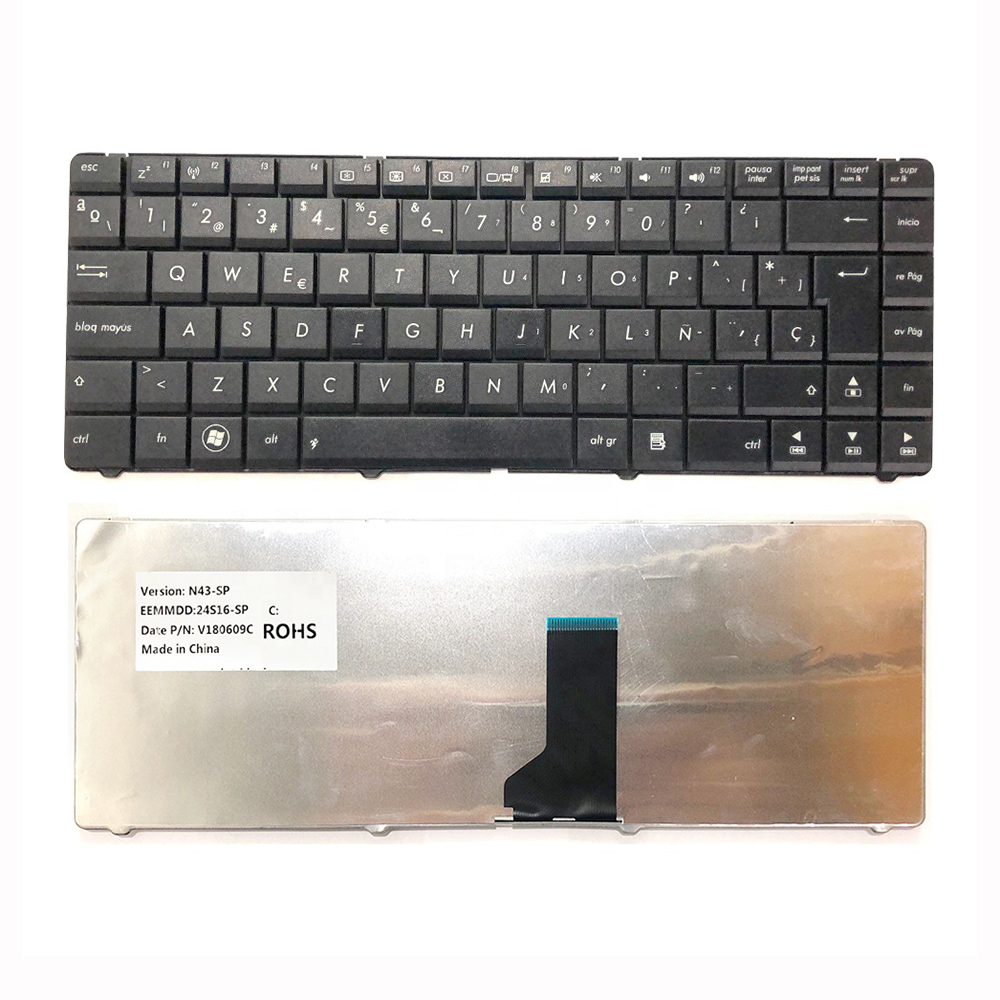 Испанская клавиатура для ноутбука ASUS A42 A83 K42 K43 N43 N82 U30 UL80 X42 X44 U32 U35 U41 SP клавиатура